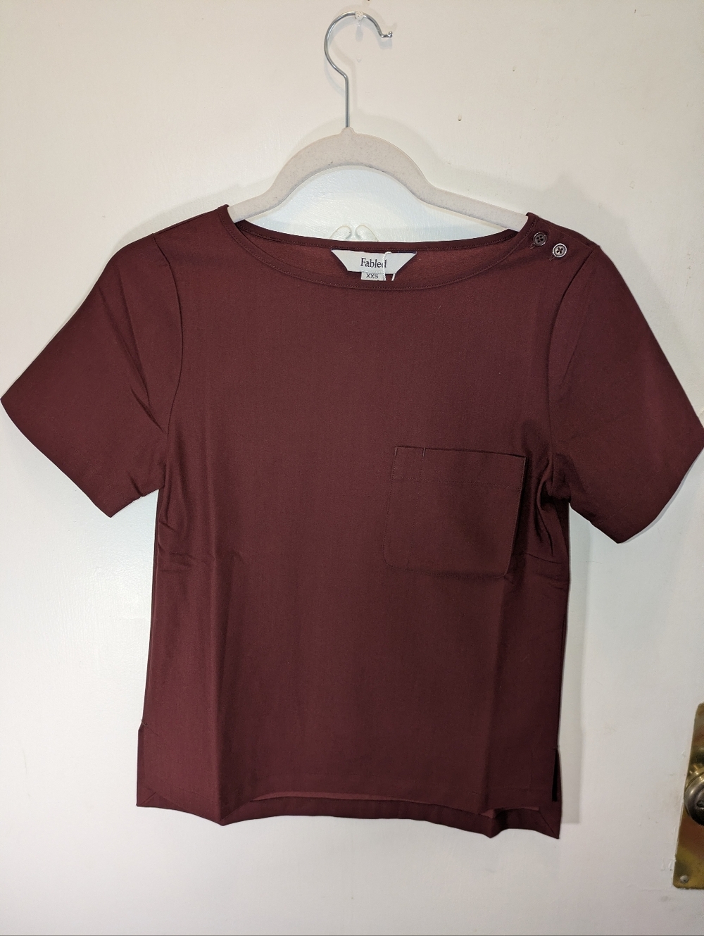 Fabled Scrub Top XXS NWT Pina Style Discontinued Deadstock Nursing/Medical